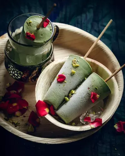 Icecream green ice